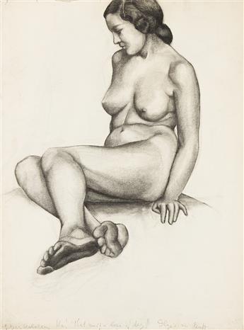 ILYA BOLOTOWSKY (1907-1981) Untitled, (Three Academic Drawings).